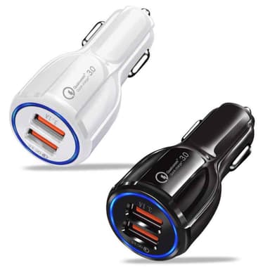 Универсално USB зарядно за кола Qualcomm 3.0 с два порта 1892