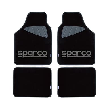 Стелки мокет SPC1902A Sparco Черни-Сиви 4БР/К-Т