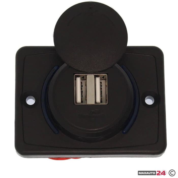 ДВОЕН USB ПОРТ 12-24V - W05237