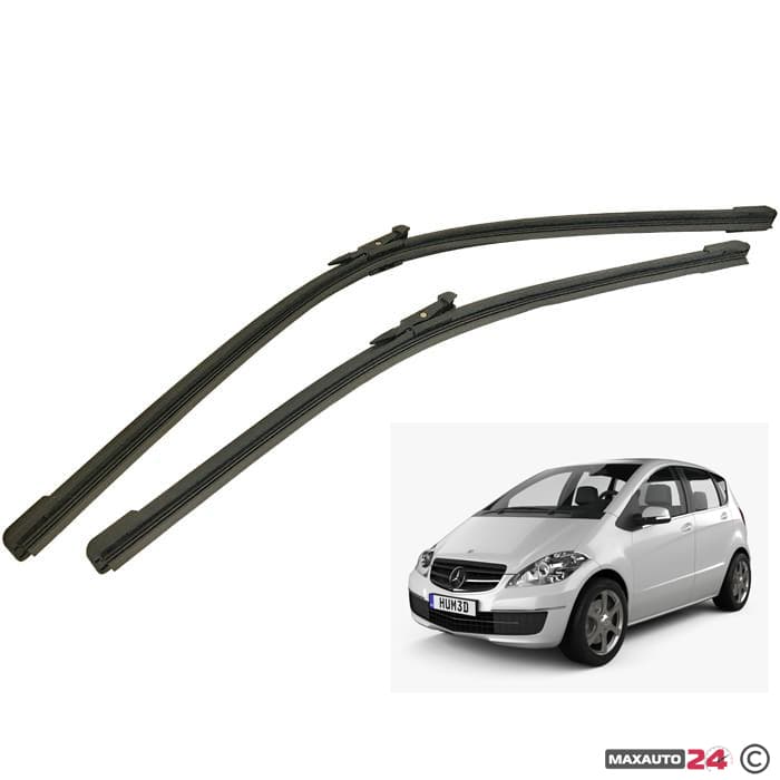 Предни чистачки съвместими с Mercedes A Class W169 (04-12) / Mercedes Vaneo (04+) 2бр/к-т