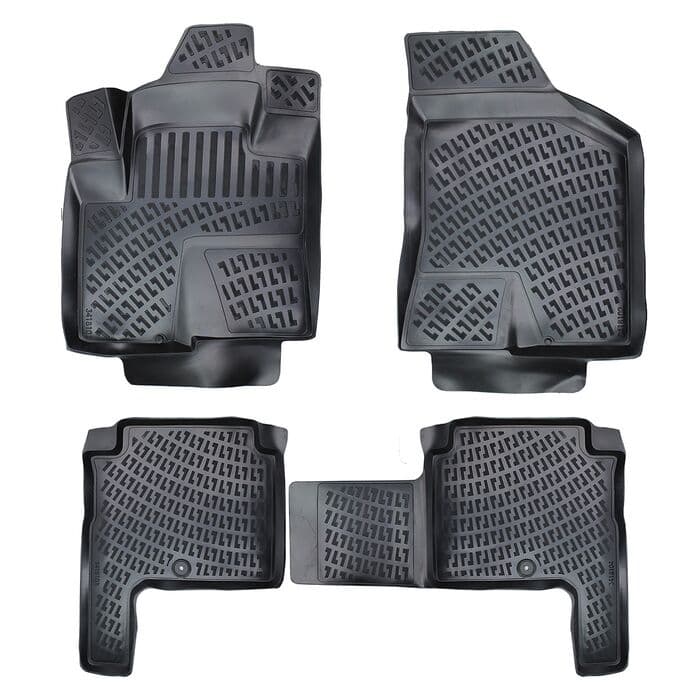 Гумени стелки RizLine съвместими с Hyundai Santa Fe 2006-2012