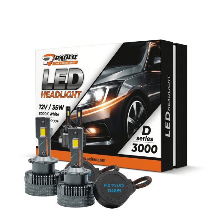 Лед крушки за кола - D4S 35W 6000K 2бр к-т 2601
