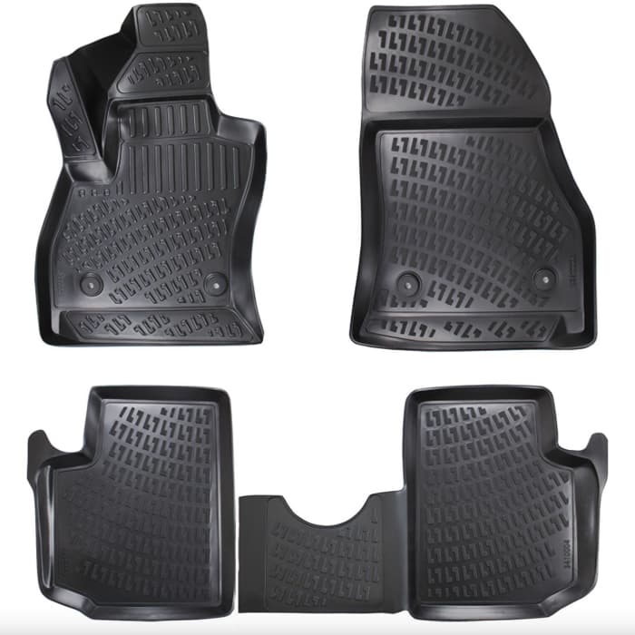 Гумени стелки RizLine съвместими с Fiat 500 L Pool Mat (2012-2017)