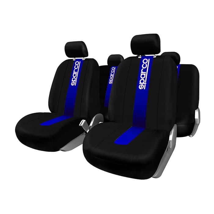 Тапицерия за кола Sparco - SPC1011 Черно/Синьо