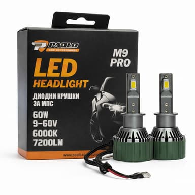 Диодни крушки M9 PRO H3 9-60V 2БР/К-Т