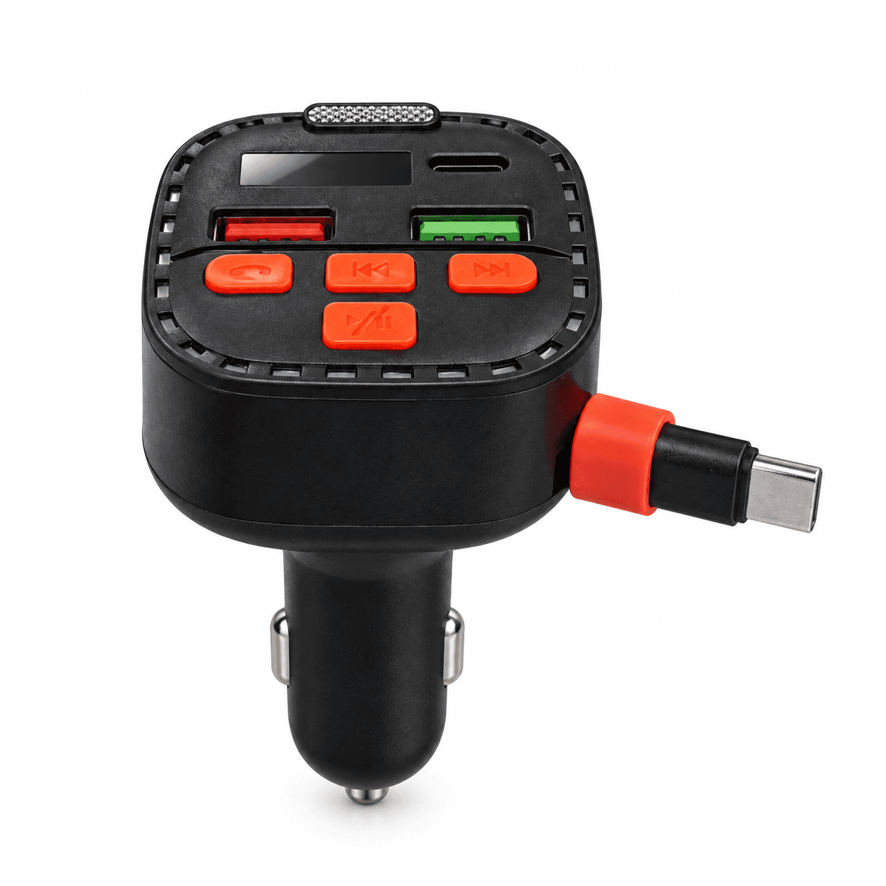 Трансмитер mP3 с TYPE C кабел и волтометър - PG657