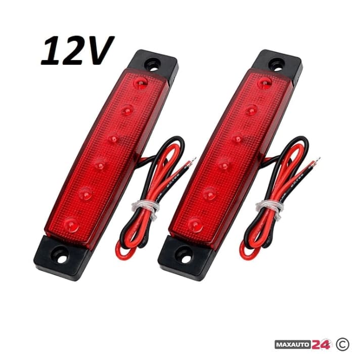 Диодни габарити червени - 12V