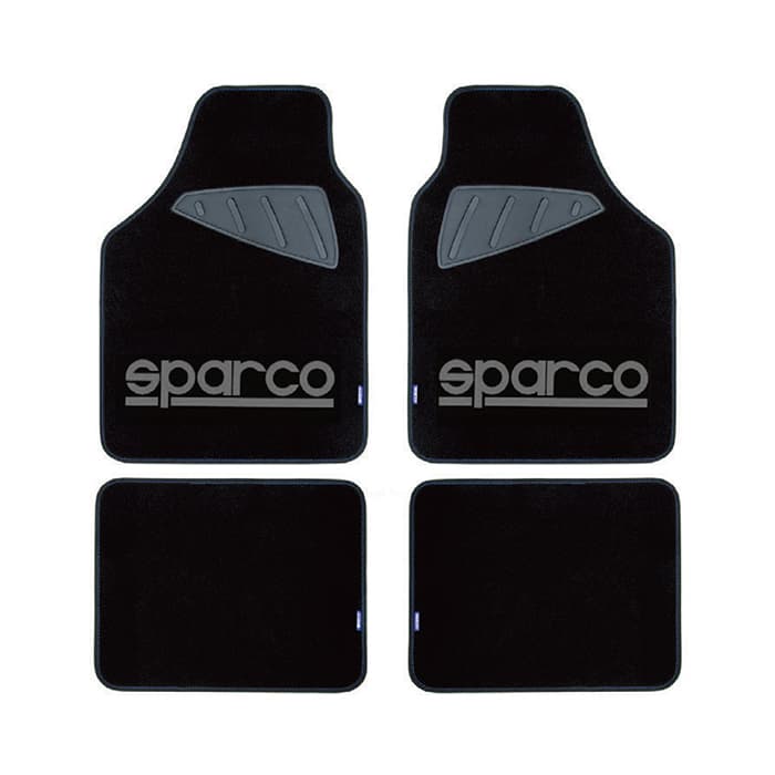 Стелки мокет SPC1902A Sparco Черни-Сиви 4БР/К-Т