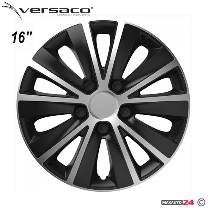 Тасове за джанти 16'' Versaco Rapid Silver / Black