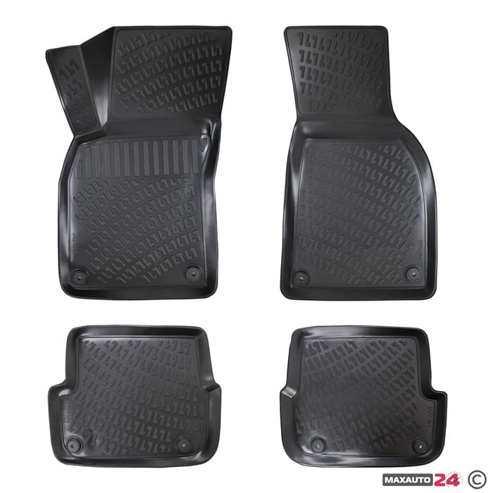 Гумени стелки RizLine съвместими с Audi A4 B6 / B7 2001-2006